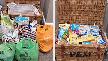 Hartford Court care home raise awareness for local food bank